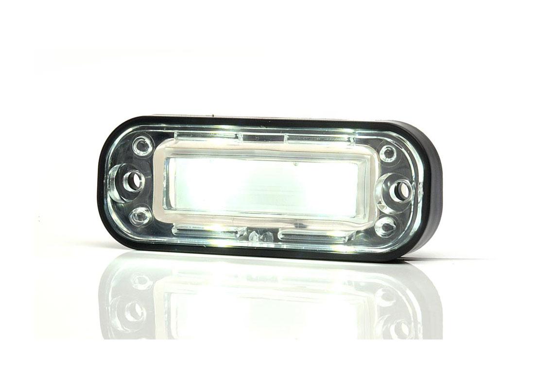 PIASTRA DA INCASSO A 2 LED